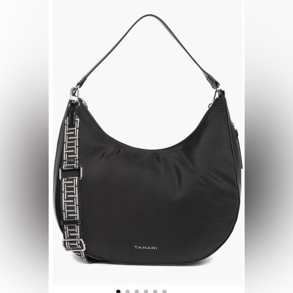 Tahari Handbags - Tahari
Minetta Expandable
Crescent Bag NWT